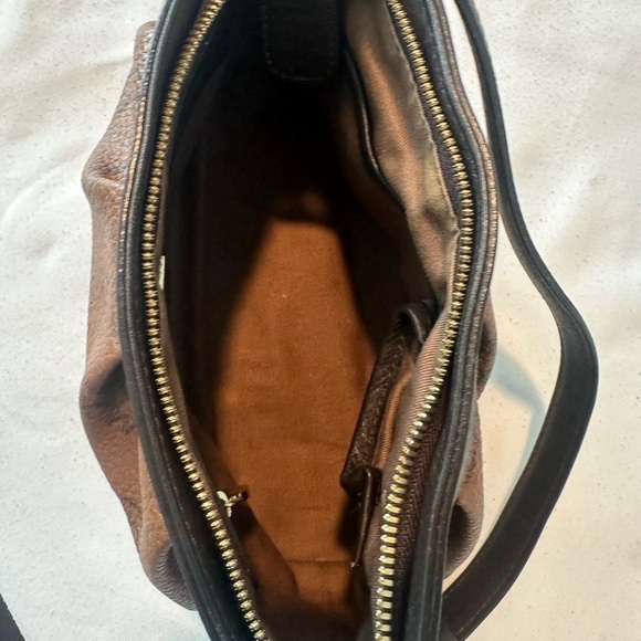 MCM Cognac Monogram Shoulder Bag - Picture 13 of 13